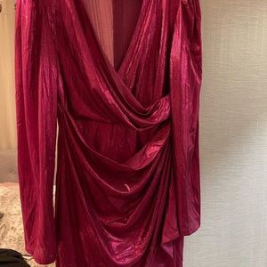 Shein pink glitter romper